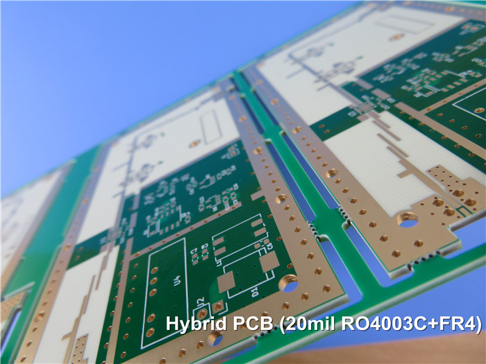 Hybrid RO4003C FR-4 PCB